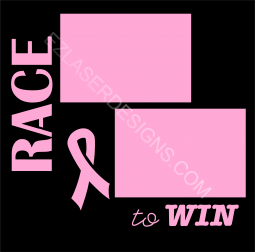 Race to Win Breast Cancer Ribbon